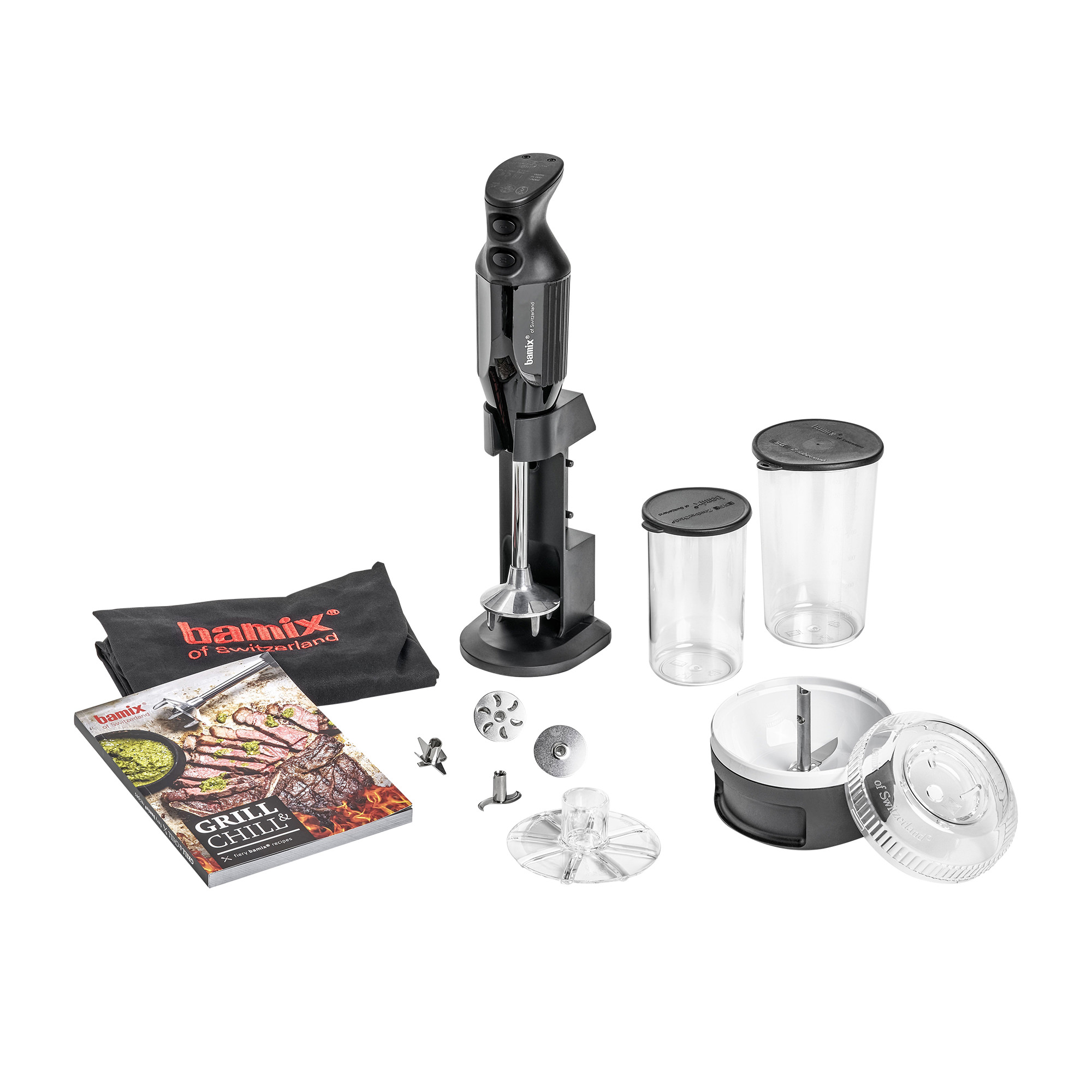 Bamix Speciality Grill & Chill BBQ Immersion Blender 200W Black Image 1