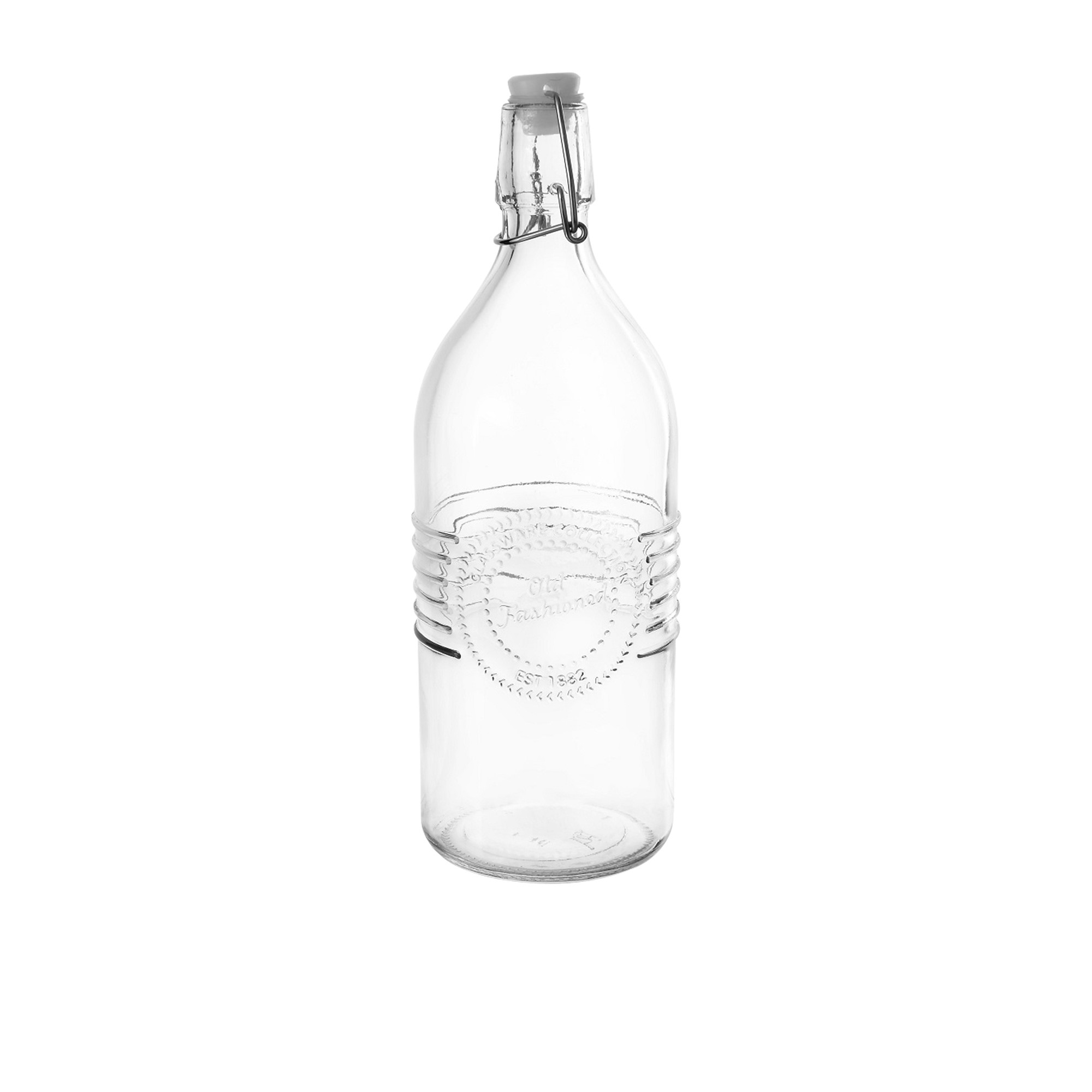 Salisbury & Co Old Fashioned Clip Top Water Bottle 1L Image 1