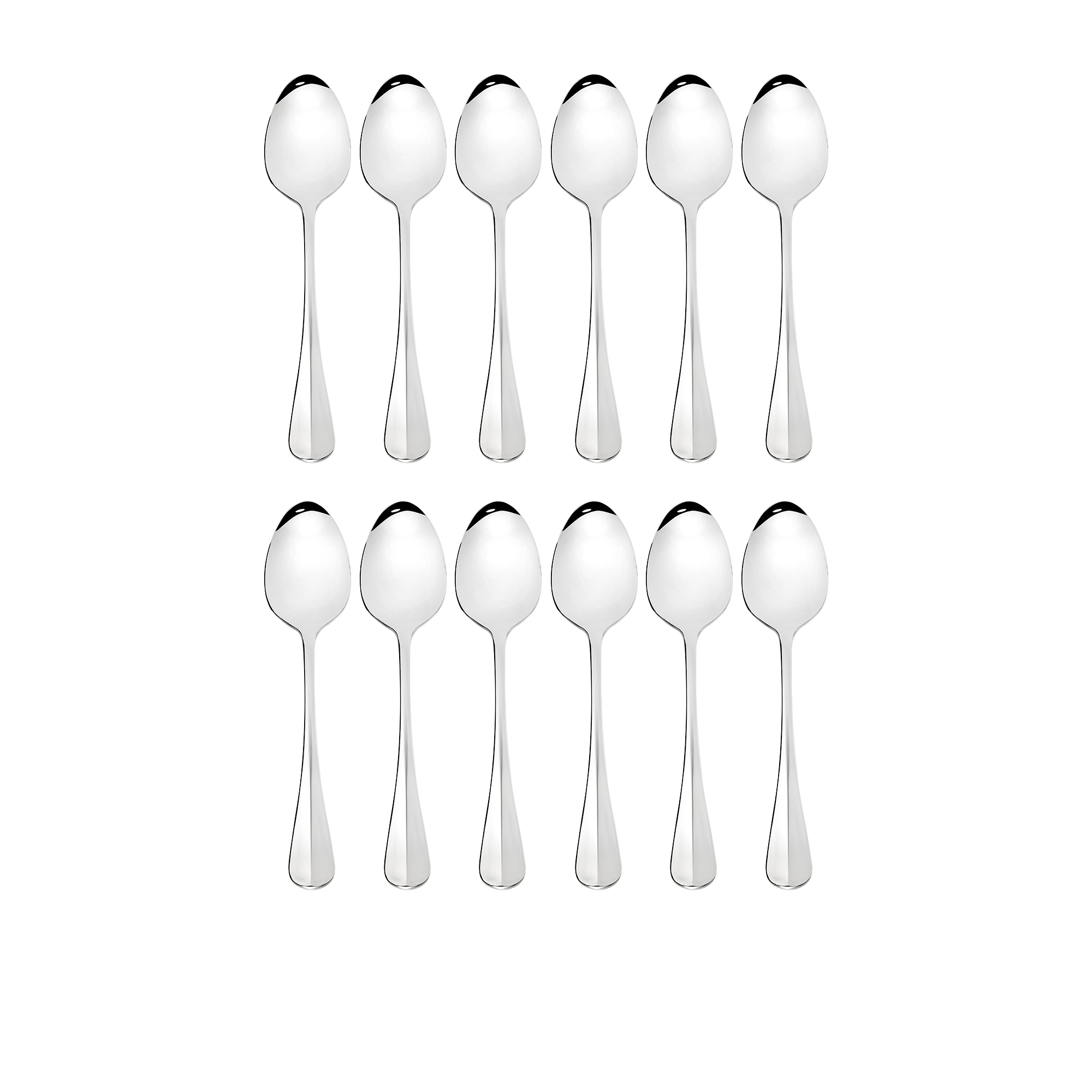 Stanley Rogers Baguette Dessert Spoon Set of 12 Image 1