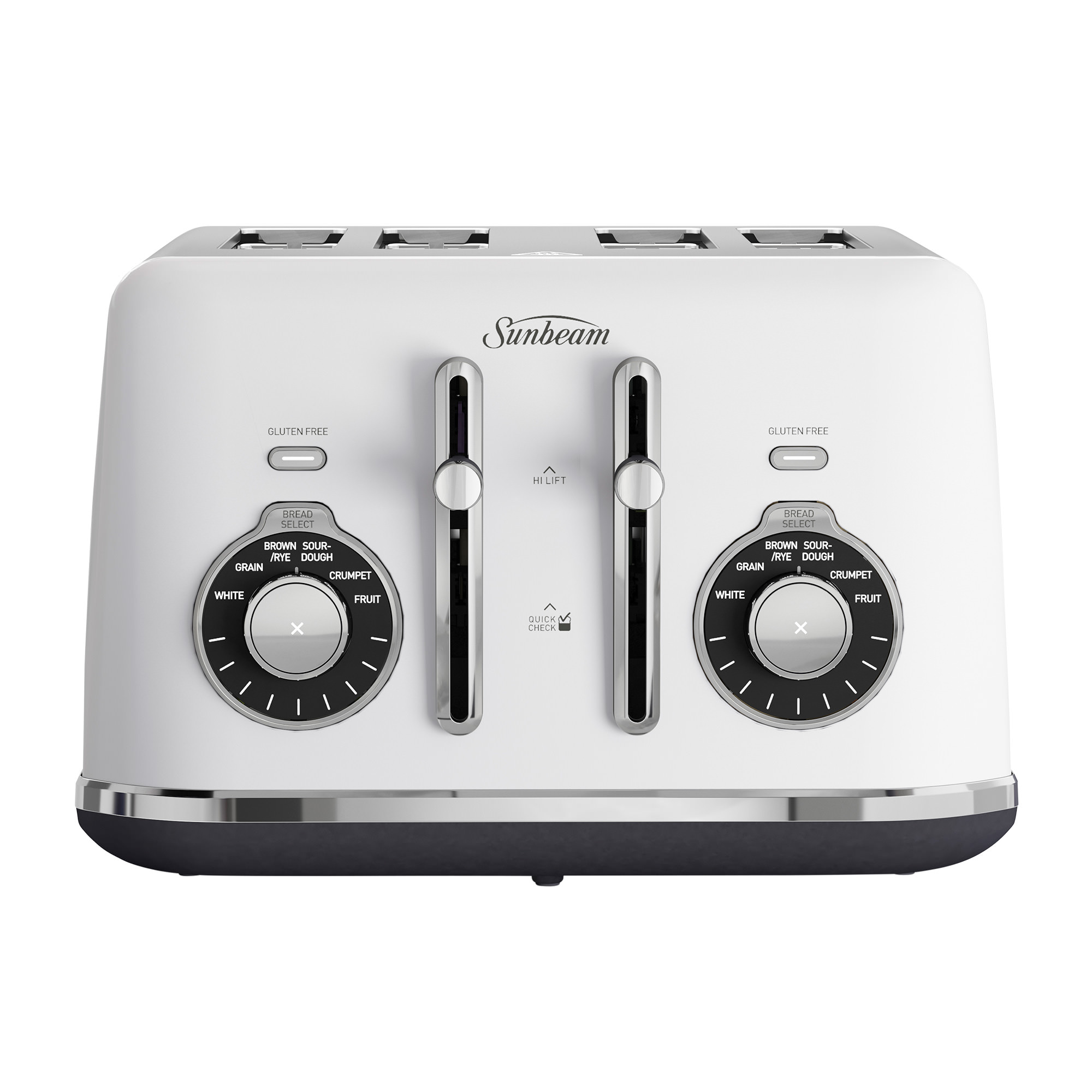 Sunbeam Alinea Select TA2840W 4 Slice Toaster Ocean Mist White Image 1