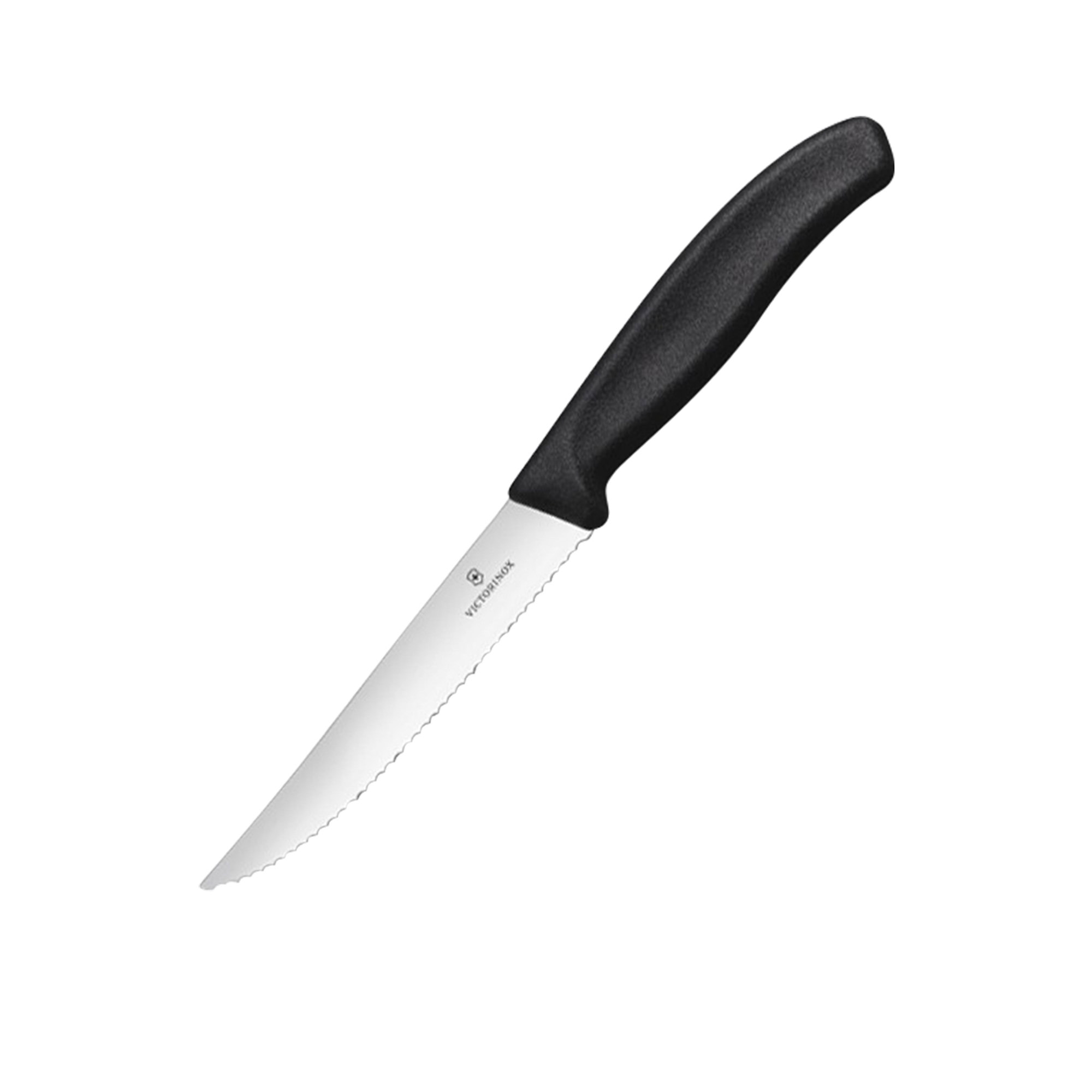 Victorinox Swiss Classic Serrated Utility Knife 12cm Black Image 1
